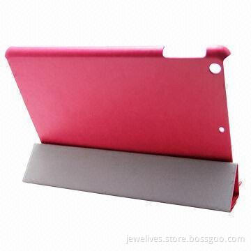 Practical 4-fold Standing Leather Case for iPad Air